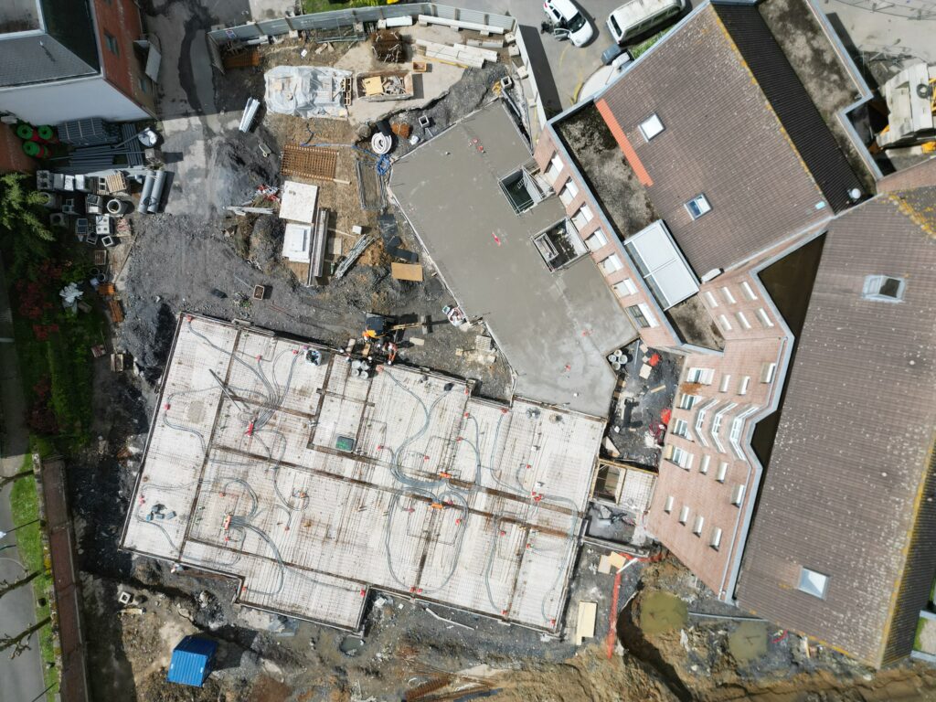 Fondation bâtiment - Ehpad à Linselles